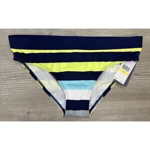 Jag Striped Bikini Bottom Women’s Size M NWT